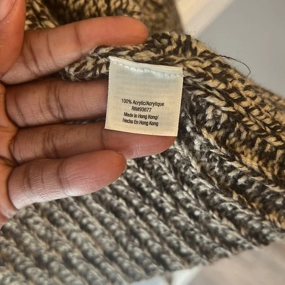 Women’s St John’s Bay Open Knit Cardigan size Large - Picture 3 of 5